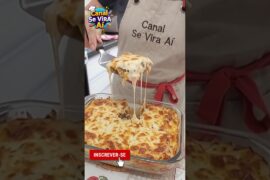 LASANHA DE CARNE MOÍDA 🧀 Cremosa, Recheada e Fácil de Fazer! #Shorts