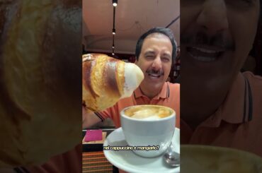 صبحانه امروز من؛ اینم قیمتش! | کورنتو و کاپوچینو     Cornetto e cappuccino: ecco il conto #italy