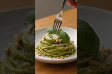 Pesto pasta recipe |how to make pesto pasta | #cooking #cookingasmr #shorts