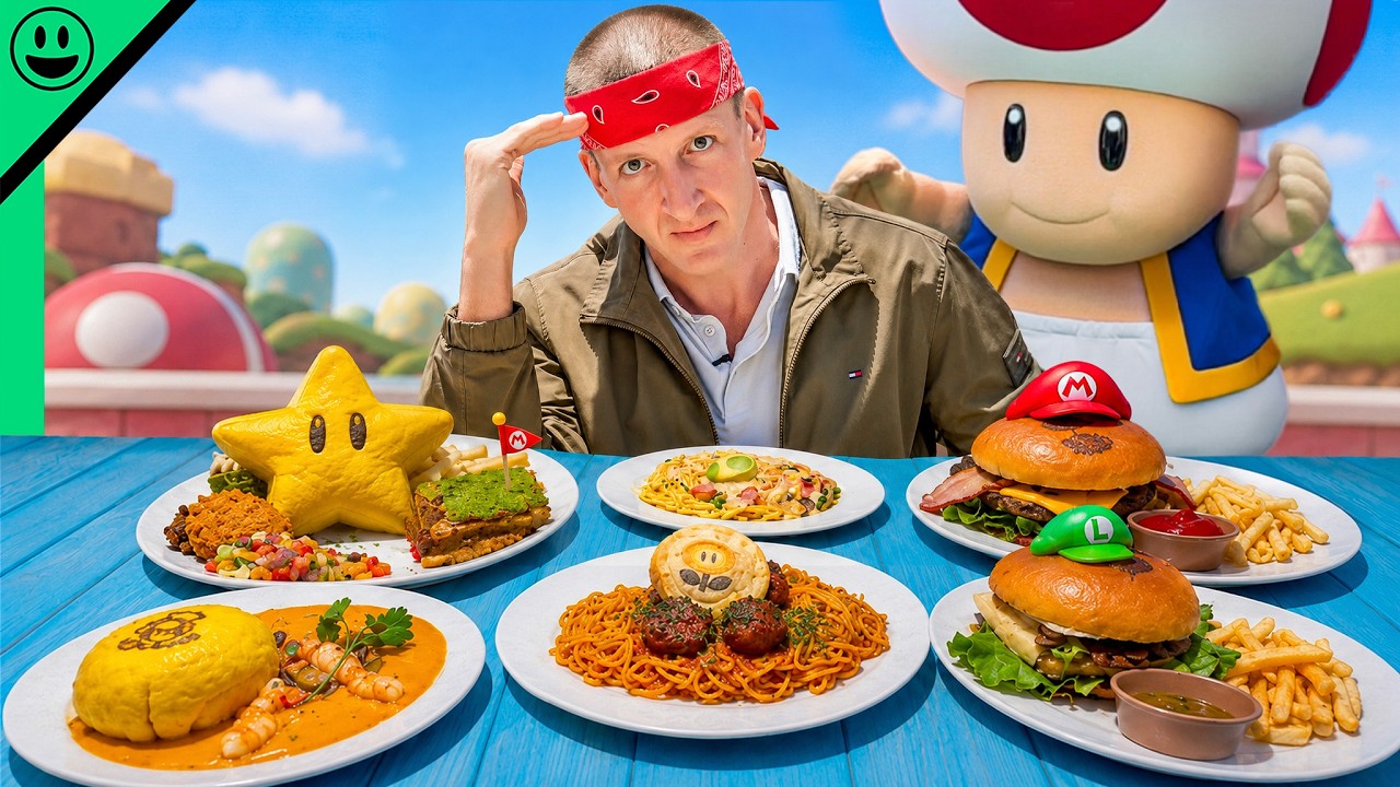 Eating Everything in Japan’s Super Nintendo World!! Eating Everything in Japan's Super Nintendo World!!