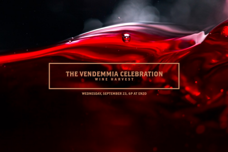 ENZO Celebrates Vendemmia with a Special Wine... | 09/23/2026 6:00 PM