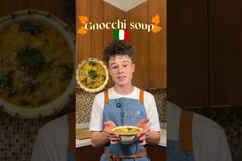 Gnocchi soup! . #cooking #food #recipe