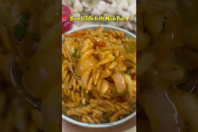 Try This Easy Masala Pasta Recipe! 🍝🔥 #shorts #cooking