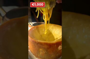 €1,000 Cheese Wheel Pasta 🧀🍝