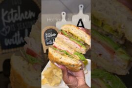 I love a good sandwich! Hot honey Italian sub recipe 🤍 #sandwich #turkey #recipe #food #shorts