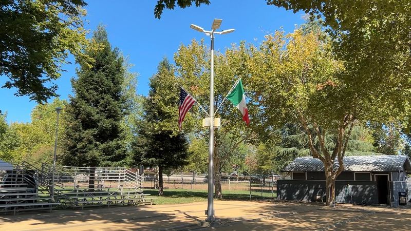 The Sons and Daughters of Italy in America's Bocce courts at South City park in Redding. Sept. 18, 2026 (KRCR).