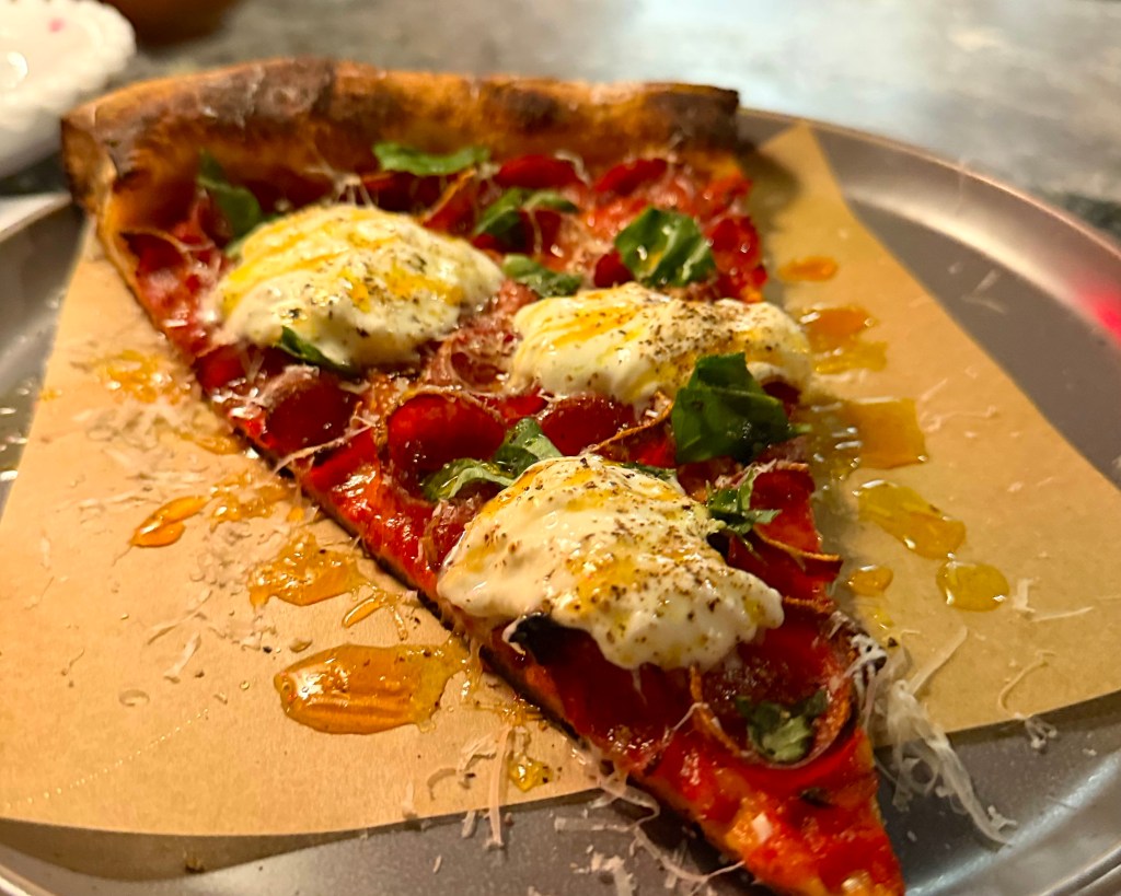 a cheese pizza
