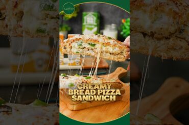 Creamy Bread Pizza Sandwich Recipe | Easy Snack | SuperChef