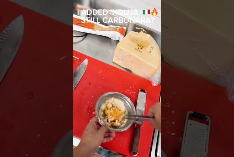 Carbonara, But Make It Spicy 🌶️