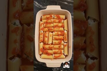 Manicotti Easy Recipe | Chef Rachael #asmr  #cooking  #shorts