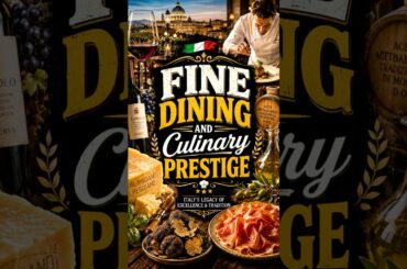 How Italy Became a Fine Dining Powerhouse 🇮🇹 The Luxury Behind Italian Cuisine