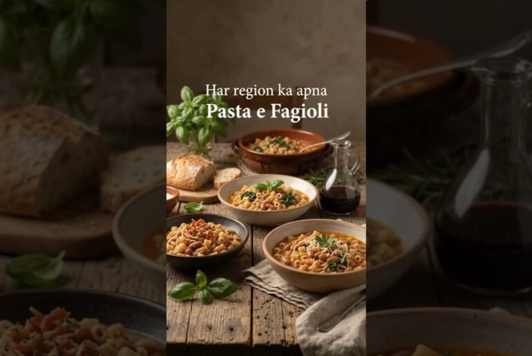 Pasta e Fagioli: Gareebon Ka Khana Italy Ki Famous Dish Kaise Bana? 🇮🇹🍝