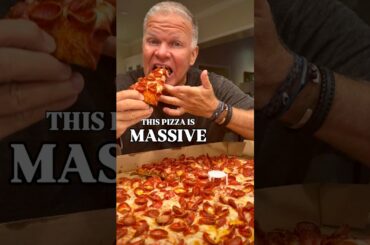 THIS PIZZA IS MASSIVE  #easyrecipes #food #cookingshow #pizza #chef #cheflife #recipe #recipes