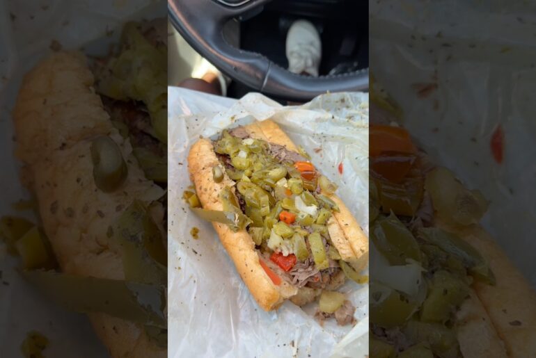 Is this the BEST Italian Beef in all of Chicago? #chicagofood #italianbeef