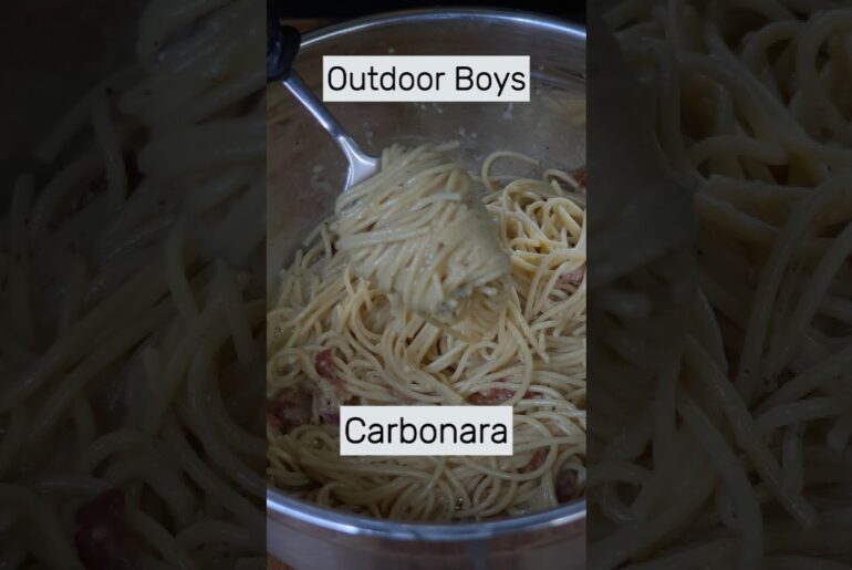 Outdoor Boys Carbonara 🍝