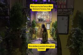 Famous wine window in Florence Italy #trending #rome #italy #viral