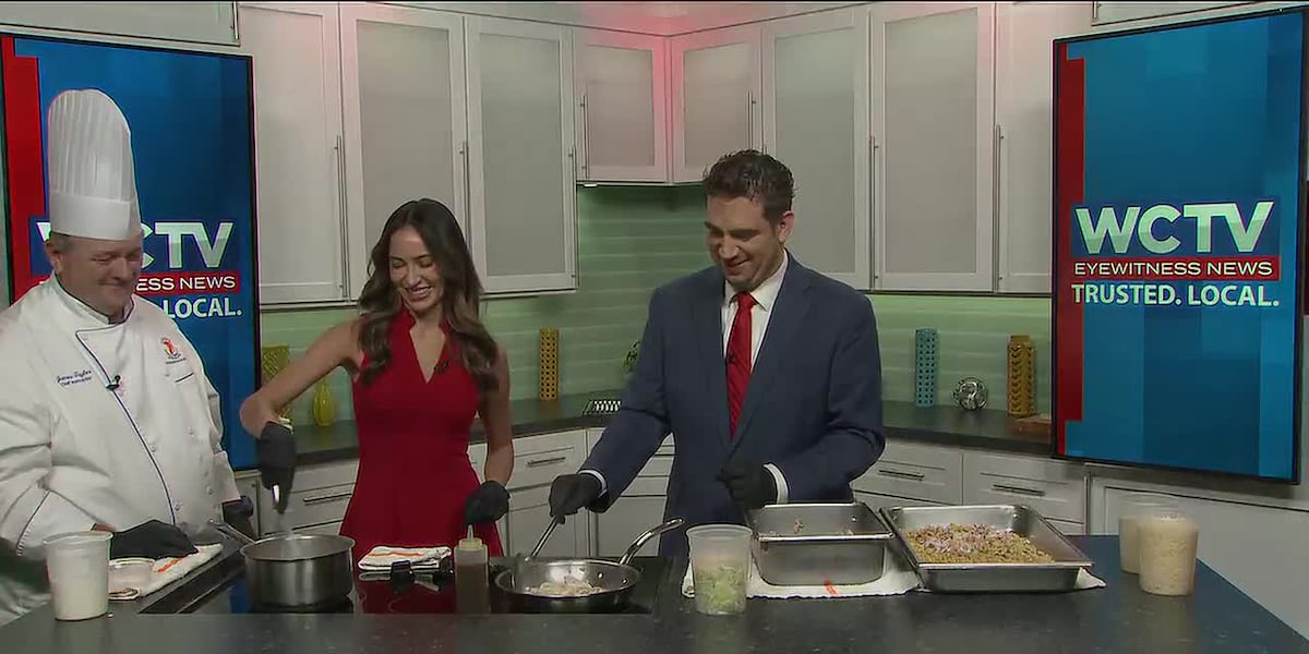 In the Kitchen: Keiser University Chef James Taylor showcases how to make Creamy Seafood Pasta Salad In the Kitchen: Keiser University Chef James Taylor showcases how to make Creamy Seafood Pasta Salad