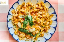 Biang biang noodle recipe and Hangzhou eggplant with minced pork recipe