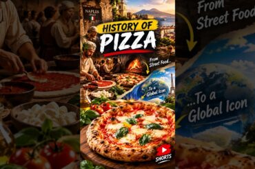 History of Pizza 🍕 | From Poor People’s Food to a Global Favorite! #Shorts #history #pizza #facts