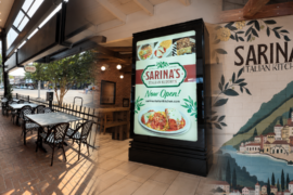 Sarina’s Italian Kitchen Officially Opens Today in…