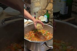 Dinner at my In-Laws: Creamy Italian Sausage & Bean Soup | Recipe in Description