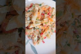 Ensalada de Pasta y Atún #shorts #recetas #recetasfaciles #pasta #atun