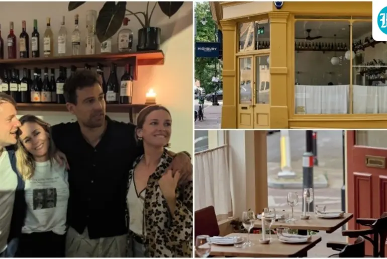 Step inside actor Theo James' London restaurant Lupa: Sublime yellow facade, warm minimalism and an Italian menu that lets ingredients do the talking
