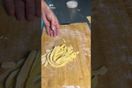 Hand-Cut Tagliatelle 🍝 | Traditional Italian Fresh Pasta Made by Hand