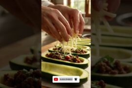 This Italian Cheesy Zucchini Recipe Looks INSANE! 🇮🇹🧀 #Shorts