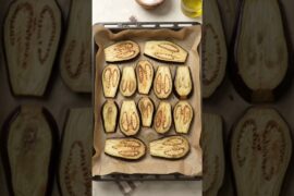Elegant Stuffed Eggplant Bites 🍆🧀 | Italian-Inspired Appetizer #recipe #food#recipes#trendingshorts