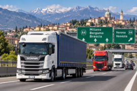 Italian truckers’ protests disrupt freight and food deliveries