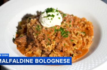 The Dish: Malfaldine bolognese from Aroma on Ford in Conshohocken, Pennsylvania