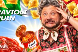 Ravioli Rätsel: Sebastian Lege sucht das Fleisch in Edekas Dosen-Ravioli