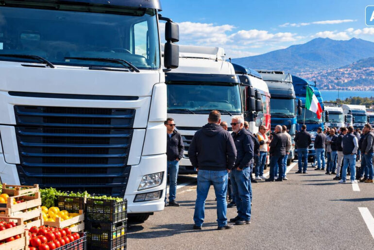 Italian agri-food sector hit hard by lorry strike