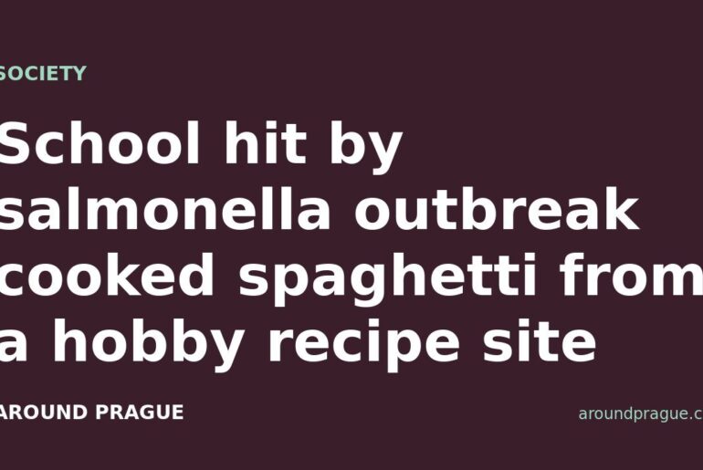 School hit by salmonella outbreak cooked spaghetti from a hobby recipe site