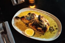 Chicken capperi at Corte, 1175 Ludlow St.