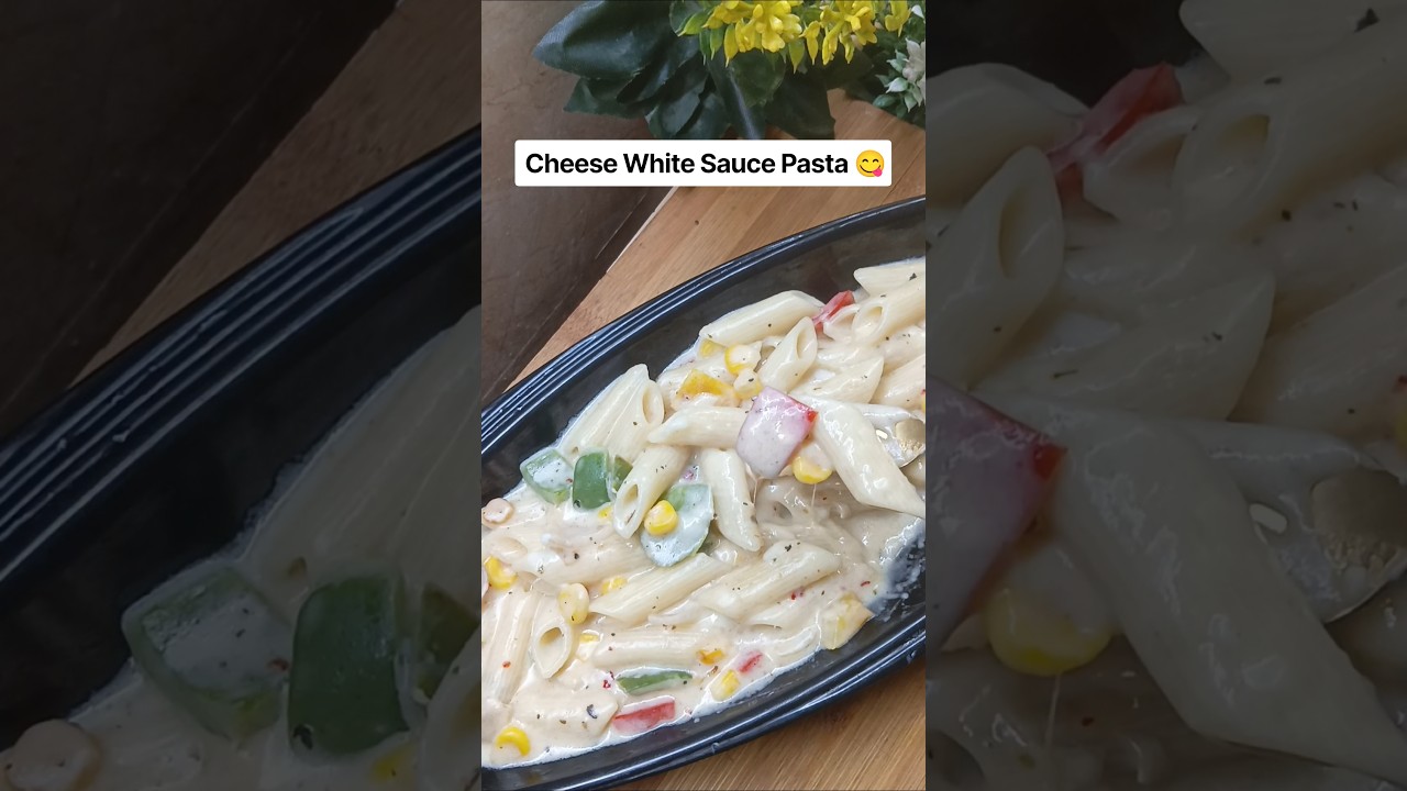 White Sauce Pasta 🤤|Cheese Pasta 🍝#shorts #shortsfeed #ytshort #recipe #cooking #pasta #chessypasta White Sauce Pasta 🤤|Cheese Pasta 🍝#shorts #shortsfeed #ytshort #recipe #cooking #pasta #chessypasta
