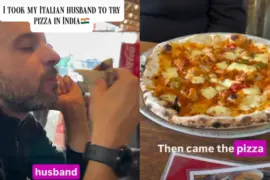 "This Is Not Pizza!" Italian Mans Reaction To Indian Pizza Leaves Wife Amused