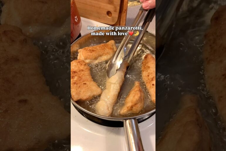 Italian Grandma’s Homemade Panzarotti 🇮🇹❤