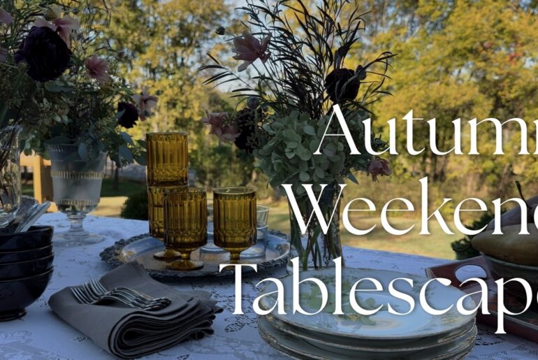 Autumn Weekend Tablescape